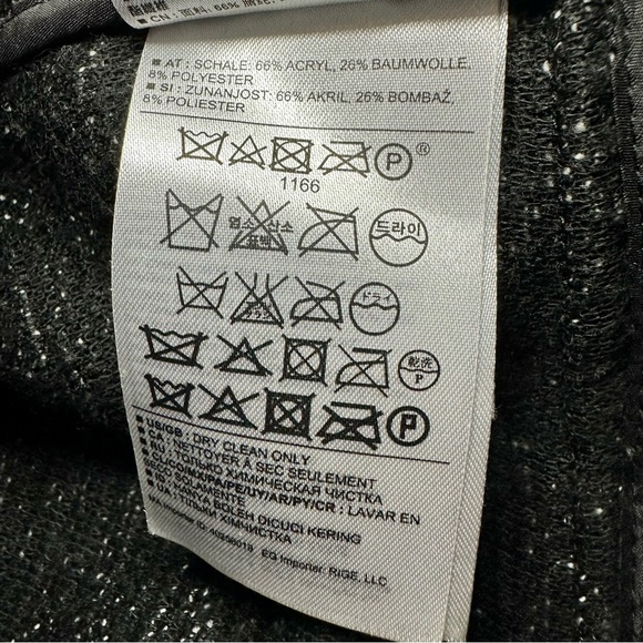 Banana Republic Size 6 Tweed Moto Sweater Jacket/Cardigan - Picture 6 of 6